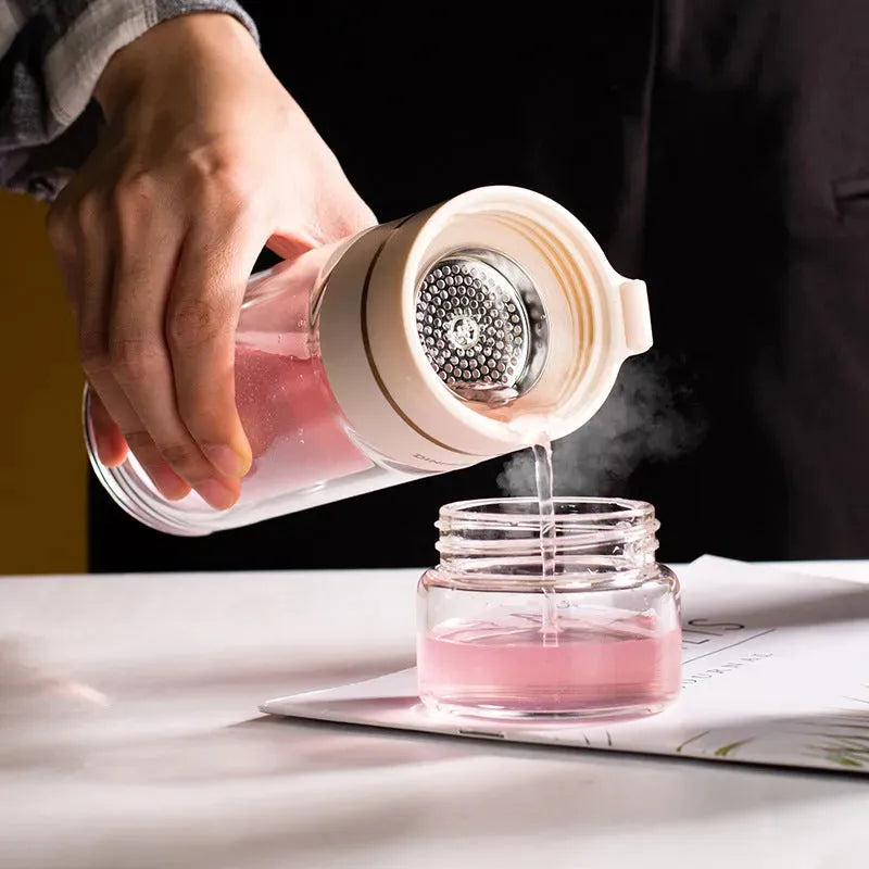 Glass Water Bottle - Bellarte Enchanté Glass Water Bottle